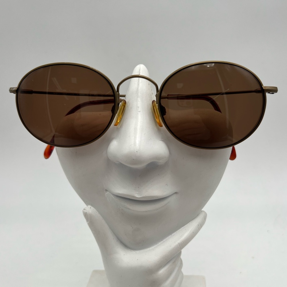 Vintage Flex Bronze Oval Sunglasses Frames 20